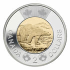 2014 Toonie Canada Two Dollar $2 coin Polar Bear Queen Elizabeth II CIRCULATED