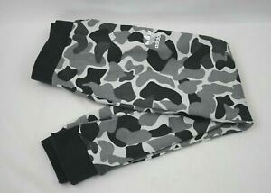 Adidas J TRF C Pants Grey/Black Camo Youth Size S-L New with Tags DH2711