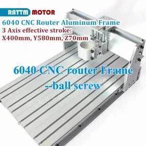 3 Axis 6040 CNC Router Engraving Mill Drilling Machine Frame 1605 Ballscrw Kit - Picture 1 of 8