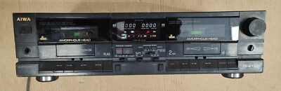 Stereo AIWA AD-WX808 Audiophile Dual Cassette Deck con Testina Amorphous e DBX - Immagine 1 di 3