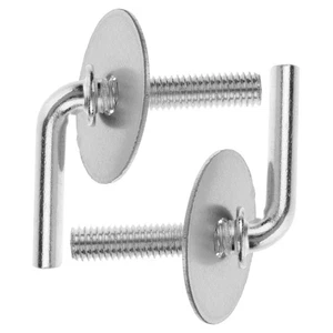 2 Pcs Electric Fan Base Screws Door Hole Cover Plate Chassis Kit - Afbeelding 1 van 12