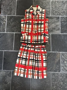 Vintage Handmade Women’s 60s/70s Skirt and Vest Set - Picture 1 of 10