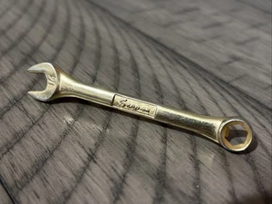 Vintage Snap On Tools Gold Tone ¼" Wrench Money Clip 3" +NICE+ - Picture 1 of 9