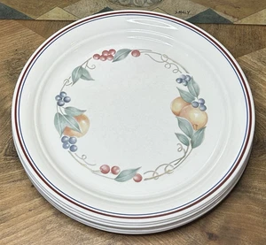 ABUNDANCE Set of 7 Dinner Plates 10.25" Corelle Corning USA Sandstone Beige - Picture 1 of 15