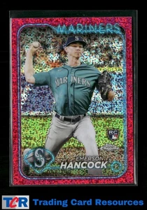 2024 Topps Chrome #245 Emerson Hancock Magenta Speckle Refractors #/350 - Picture 1 of 2