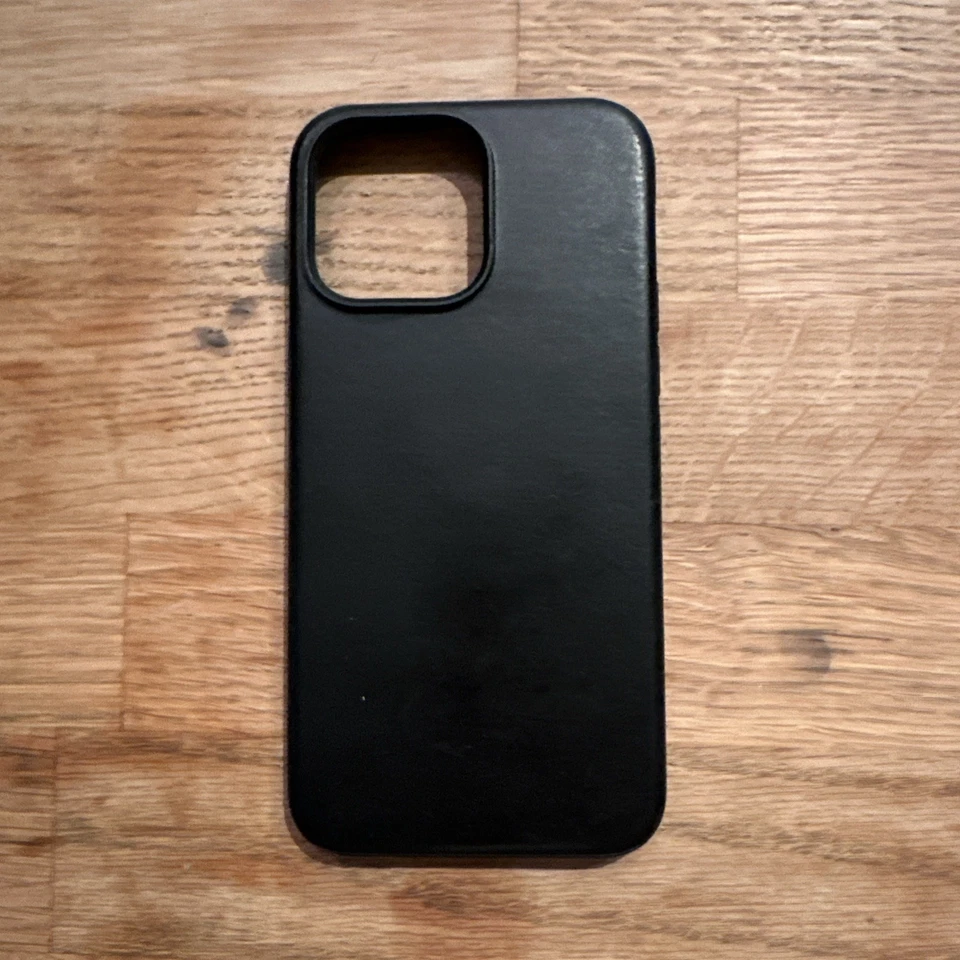 Nomad Moderno Cuero Con Estuche Magsafe para Apple iPhone 14 Pro Max Negro Foto 1 de 4