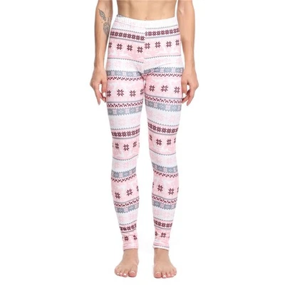 Mujer Feo Navidad Vacaciones Leggings Cintura Alta Suave Elástico Pantalones de Entrenamiento Foto 1 de 4