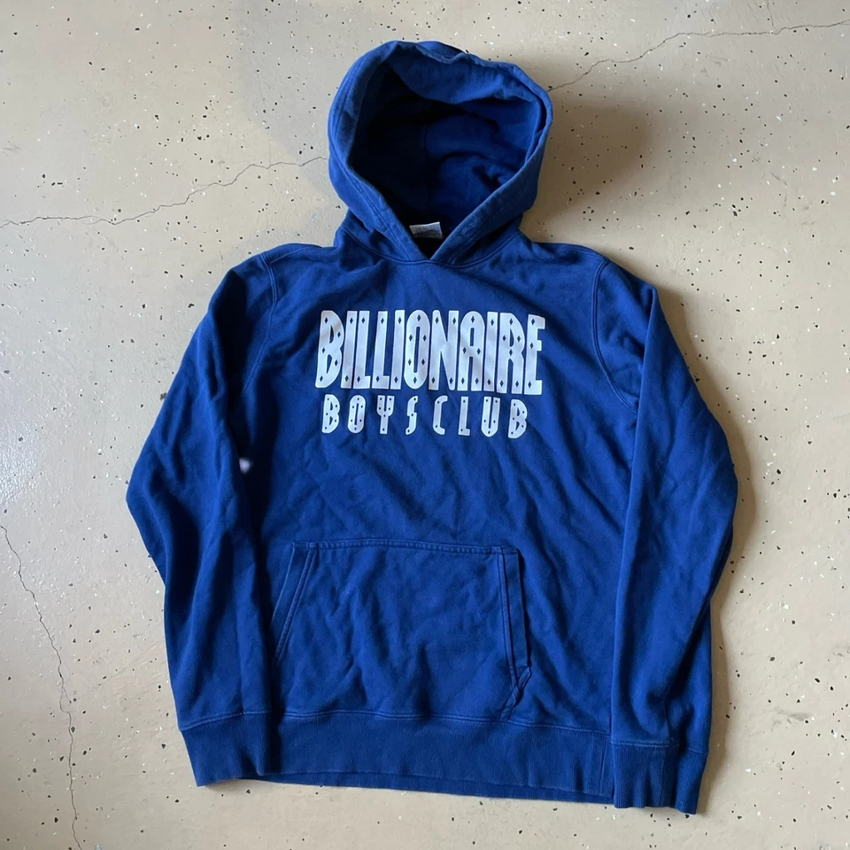 Vintage Billionare Boys Club Arch Logo Blue Mens Medium Hoodie - Image 1 of 4