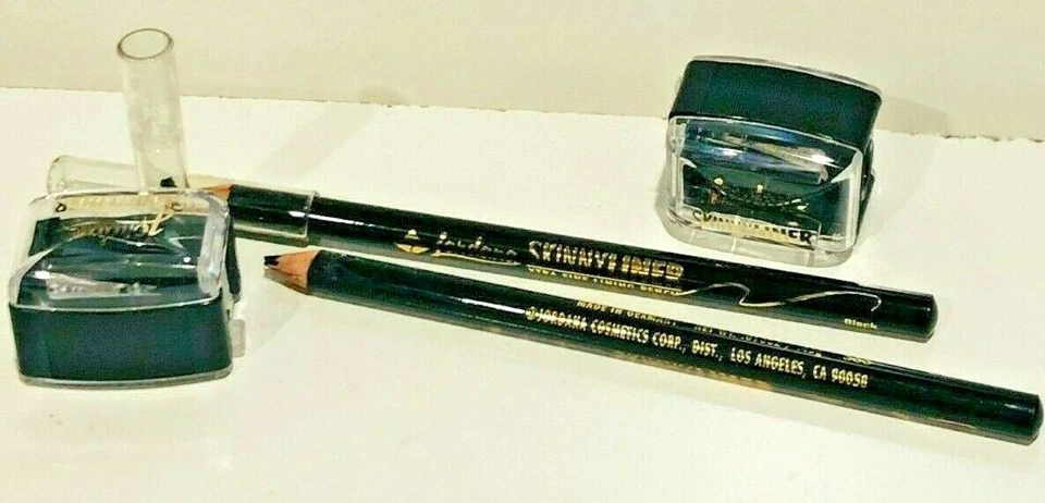 JORDANA  SKINNYLINER XFINE LINING EYE PENCIL FREE SHARPENER  BLACK  2 SETS - Image 1 of 1