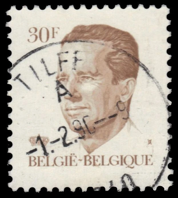 BÉLGICA 1097i (Mi2178i) - King Baudouin "Impresión de goma amarillenta" (pf30973) Foto 1 de 1