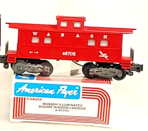 VOLANTINO AMERICANO 6-48702 WABASH ROSSO CABOOSE, LITED. NUOVO! - Foto 1 di 1