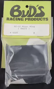 De colección Bud's Racing Products RC-10 alerón delantero pequeño negro #5225 en paquete - Imagen 1 de 2