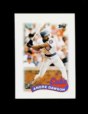 Andre Dawson 1989 Topps Mini #3 Cubs