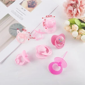 2Pcs Lovely Doll Pacifier Doll Play House Supply Dollhouse Dummy Nipple Kids-lq_ - Picture 1 of 15