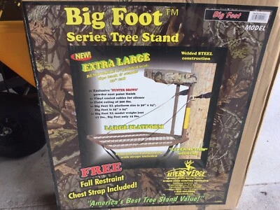 Rivers Edge BIGFOOT Series Tree Stand XL - Barely Used - FR 300# Model # 49991 - Image 1 of 4