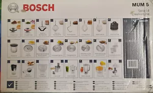 Bosch MUM5 Küchenmaschine, 1000W - Weiß/Silber (MUM58W20) - Bild 1 von 2