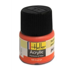 Heller 18 Peinture Acrylique Orange 12ml - Photo 1/1