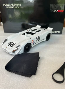 AUTOART 87072 Porsche 908/02 #48 Green Park Sebring 1970 2nd position 1/18 - Imagen 1 de 11