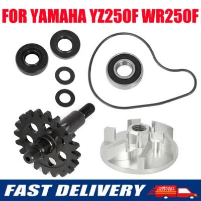 Kit de impulsor de engranaje de sello de eje de bomba de agua para Yamaha YZ250F WR250F 5XC-12459-00-00 Foto 1 de 4