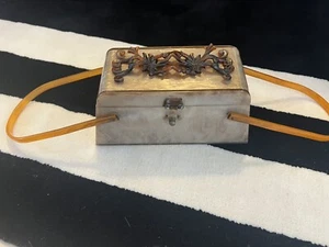 Vintage Rare Beautiful Lucite Beige Purse - Picture 1 of 7