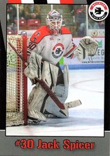 2022-23 Waterloo Black Hawks Hockey Part 2 Jack Spicer Trading Card USHL