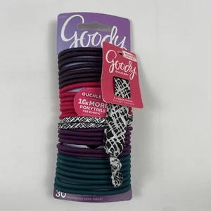 Goody Women Ouchless Braided No Metal Elastic Hair Bands 30Ct - Picture 1 of 4