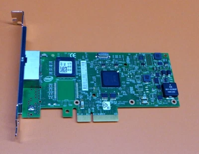 Tarjeta de red Ethernet Dell Intel i350 doble puerto 1 GB 100BASE-T altura completa V5XVT Foto 1 de 4