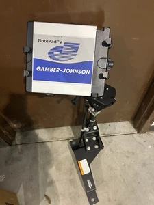 GAMBER-JOHNSON NOTEPAD V LAPTOP DOCKING STATION  AND BASE COMPLETE - Picture 1 of 12