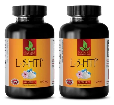 serotonin release - L-5-HTP - sleeping aids for insomnia - 2 Bottles - Image 1 of 4