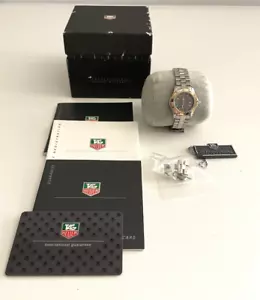 Tag Heuer 2000 Serie Damen 18k Roségold Stahl graues Zifferblatt Quarzuhr - Bild 1 von 12