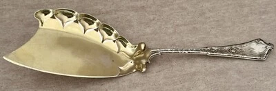 EARLY TIFFANY PERSIAN STERLING 11 3/4” DESSERT SERVER ICE CREAM SLICE - Image 1 of 4