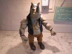 Vintage 2015 Rocksteady 11,5" Playmates TMNT Teenage Mutant Ninja Turtles - Foto 1 di 4