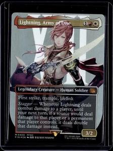 Lightning, Army of One - 400 - Lámina - ALETA - CASI NUEVA - Magic the Gathering Magic The Gathering Magic The Gathering - Imagen 1 de 1