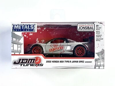 Jada Metals JDM Tuners 2002 Honda NSX Type-R Japan Spec Widebody Silver 1:32 - Image 1 of 3