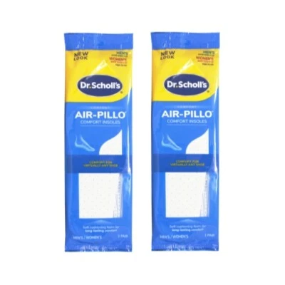 Paquete de 2 pillos de aire Dr. Scholls Comfort para hombre talla 7-13 para mujer talla 5-10 1 par cada uno Foto 1 de 4