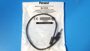 Cable de conexión Banana Plug, B-12-0, POMONA, 5000 VDC, 30VAC/60 DC - Imagen 1 de 2