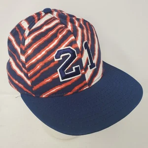 De colección Roger Clemens Boston Red Sox Zubaz Snapback Sombrero Años 90 Sin Stock NUEVO - Imagen 1 de 4