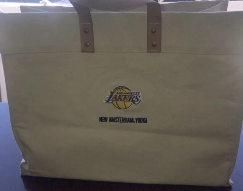 Los Angeles Lakers canvas tote Cover