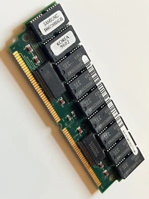 68 PIN  FAST PAGE MODE SIMM MEMORY  SAMSUNG  KMM5724000AG-8   x1        fba10a14 - Image 1 of 2