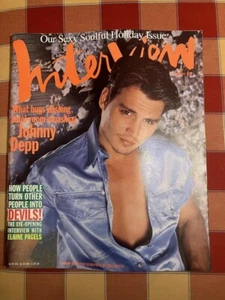 Interview Magazine - Dec 1995 - Johnny Depp, Blur, Fairuza Balk, Bonnie Raitt - Picture 1 of 1