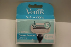 Gillette Venus Deluxe V Edition Smooth Sensitive Razor Blades Women - Picture 1 of 2