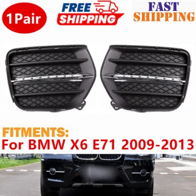 ✅Left+Right Front Bumper Fog Lights Lamps Assembly Set For BMW X6 E71 2009-2013 — 第 1/4 张图片