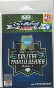 Parche oficial de plancha de costura de la Serie Mundial de béisbol universitario de la NCAA 2023 - Imagen 1 de 1