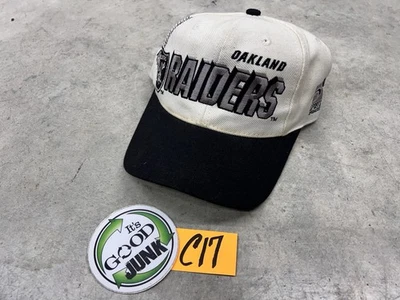 VTG Oakland Raiders Hat Snap Back Sports Specialties Laser Shadow Wool Pro Line - Bild 1 von 4