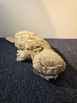 Folkmanis Harbor Seal Full Body Hand Puppet Brown Cream Realistic 19" - Image 1 of 4