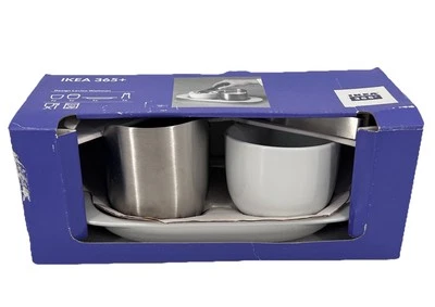 2006 IKEA  365+ Sugar Creamer Plate Tongs 4 Pc Set Design Lovisa Wattman 16482 - Image 1 of 4