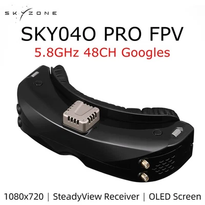 SKYZONE SKY04O Pro FPV Goggles with DVR 5.8G 48CH SteadyView Receiver HD Screen - Image 1 of 4