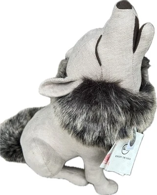 Steiff 025020 Best of Selection Heulender Wolf Leinen 38cm Hochwertig Sammler - Bild 1 von 4