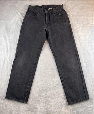 Jeans masculino vintage Harley Davidson 30x30 preto reto jeans relaxado Y2K - Imagem 1 de 4