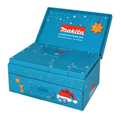 MAKITA WERKZEUG GMBH Makita Adventskalender 2025 inkl. exklusiven Fanartikeln P-84800